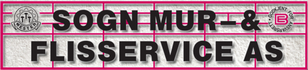 Logo, SOGN MUR & FLISSERVICE AS